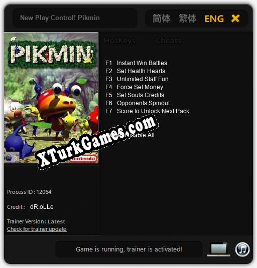 New Play Control! Pikmin: Trainer’ı (V1.0.87)