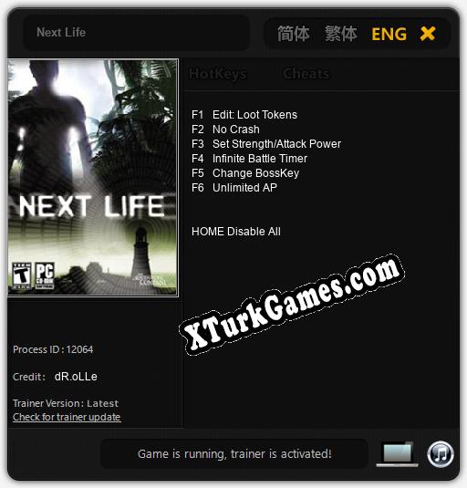 Next Life: Cheats, Trainer +6 [dR.oLLe]