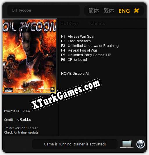 Oil Tycoon: Trainer +6 [v1.3]