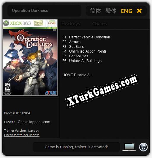 Operation Darkness: Trainer +6 [v1.9]