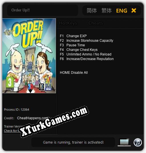 Order Up!!: Trainer +6 [v1.1]