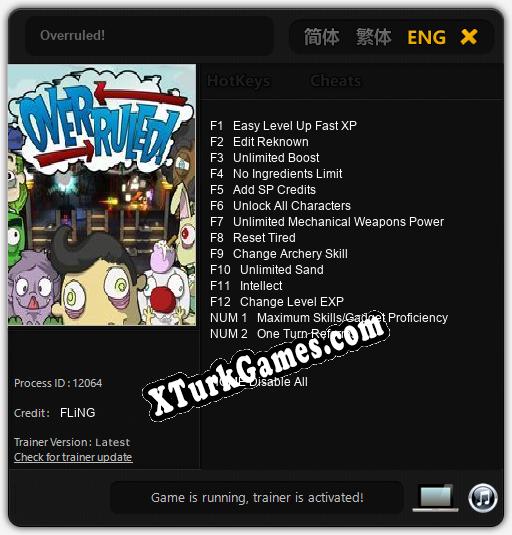Overruled!: Trainer’ı (V1.0.65)