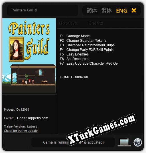 Painters Guild: Trainer’ı (V1.0.75)