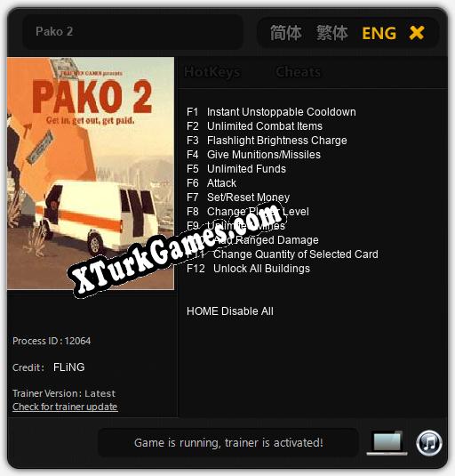 Pako 2: Trainer’ı (V1.0.52)