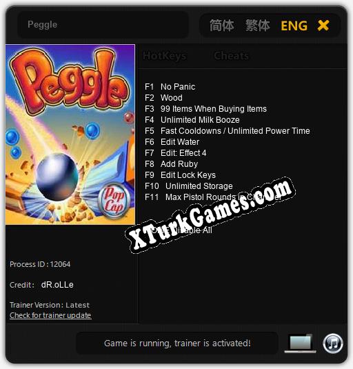 Peggle: Trainer’ı (V1.0.83)