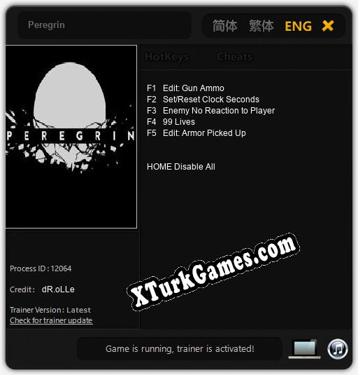 Peregrin: Trainer’ı (V1.0.51)