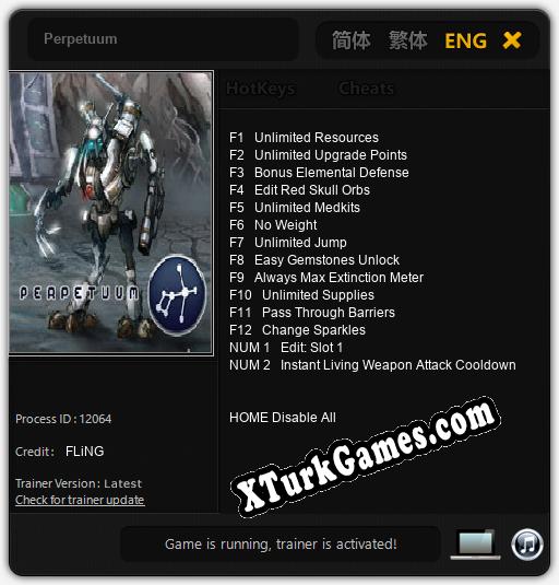 Perpetuum: Cheats, Trainer +14 [FLiNG]