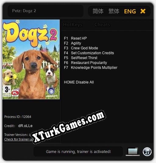 Petz: Dogz 2: Trainer +7 [v1.4]