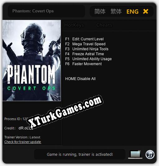 Phantom: Covert Ops: Trainer’ı (V1.0.18)