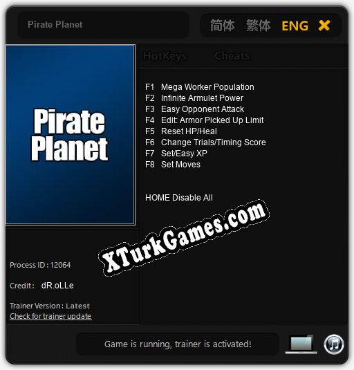 Pirate Planet: Trainer +8 [v1.9]