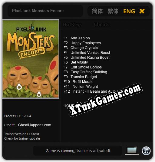 PixelJunk Monsters Encore: Trainer +12 [v1.3]