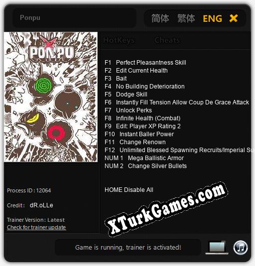 Ponpu: Trainer +14 [v1.2]