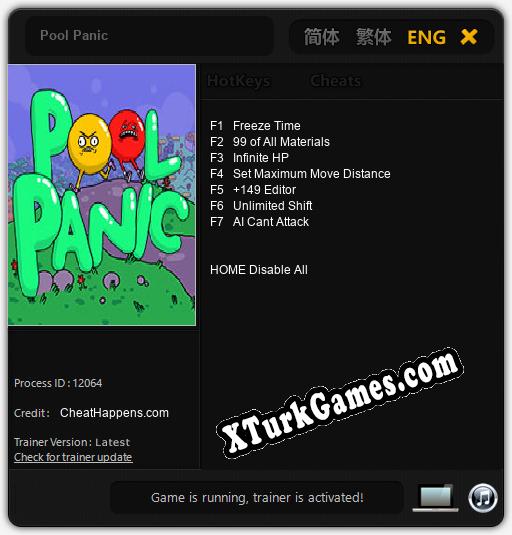 Pool Panic: Trainer +7 [v1.5]