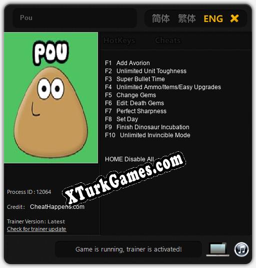 Pou: Trainer’ı (V1.0.8)