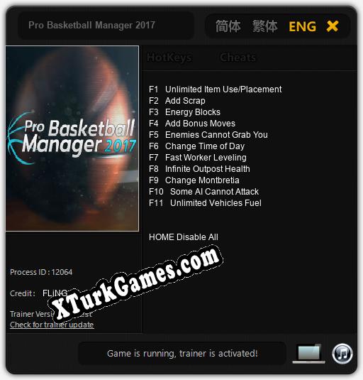 Pro Basketball Manager 2017: Trainer’ı (V1.0.56)