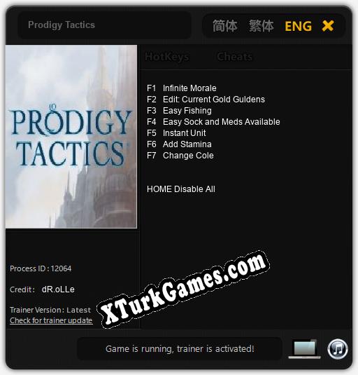 Prodigy Tactics: Cheats, Trainer +7 [dR.oLLe]