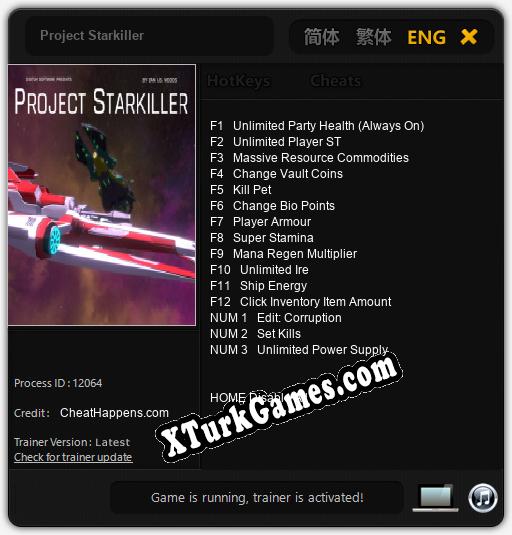 Project Starkiller: Trainer +15 [v1.2]