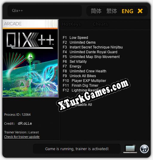 Qix: Trainer’ı (V1.0.69)