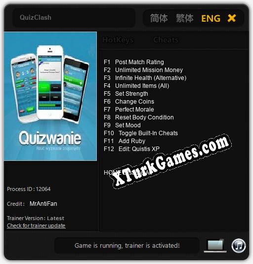 QuizClash: Trainer’ı (V1.0.64)