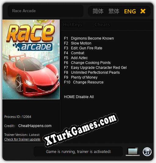 Race Arcade: Cheats, Trainer +10 [CheatHappens.com]