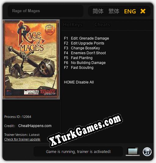 Rage of Mages: Trainer’ı (V1.0.58)