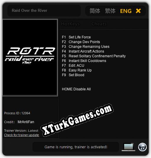 Raid Over the River: Trainer +9 [v1.4]