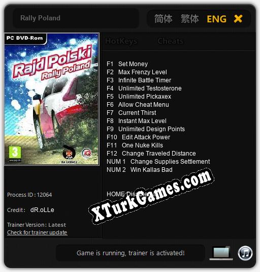 Rally Poland: Trainer’ı (V1.0.1)