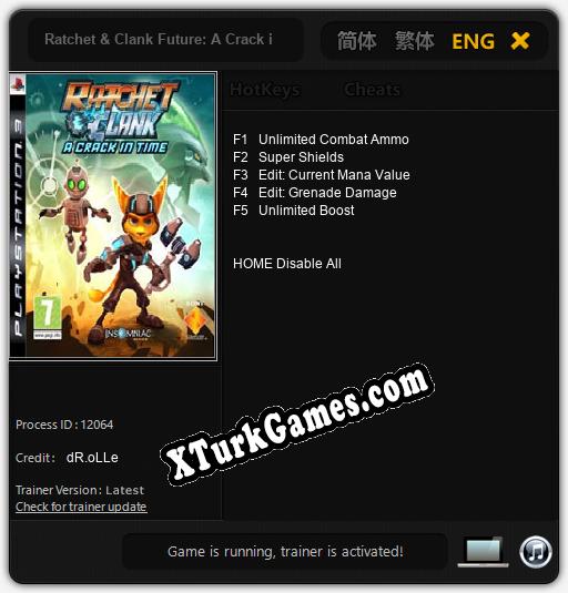 Ratchet & Clank Future: A Crack in Time: Trainer’ı (V1.0.76)