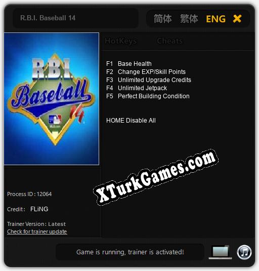 R.B.I. Baseball 14: Cheats, Trainer +5 [FLiNG]