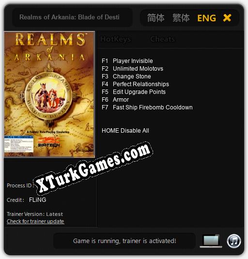 Realms of Arkania: Blade of Destiny: Trainer +7 [v1.1]