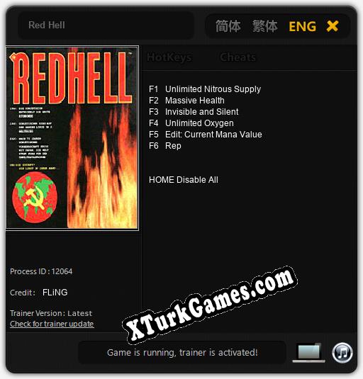 Red Hell: Trainer’ı (V1.0.37)