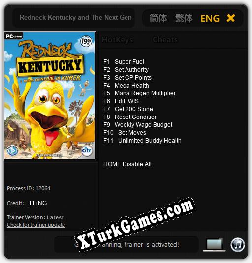 Redneck Kentucky and The Next Generation Chickens: Trainer +11 [v1.4]