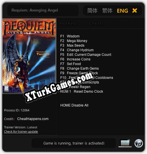 Requiem: Avenging Angel: Trainer +13 [v1.7]