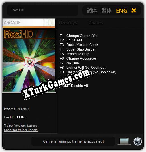 Rez HD: Trainer +9 [v1.9]