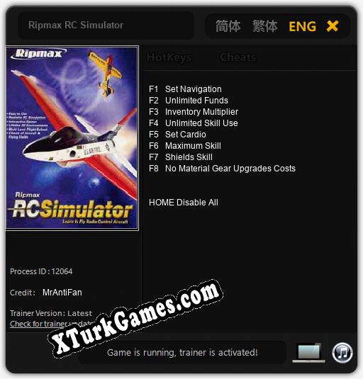 Ripmax RC Simulator: Trainer’ı (V1.0.20)