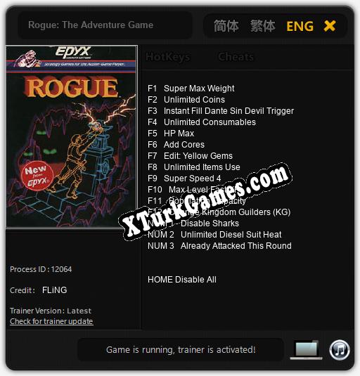 Rogue: The Adventure Game: Cheats, Trainer +15 [FLiNG]