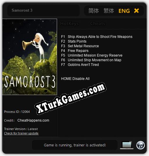 Samorost 3: Cheats, Trainer +7 [CheatHappens.com]
