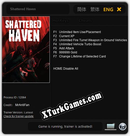 Shattered Haven: Trainer +7 [v1.3]