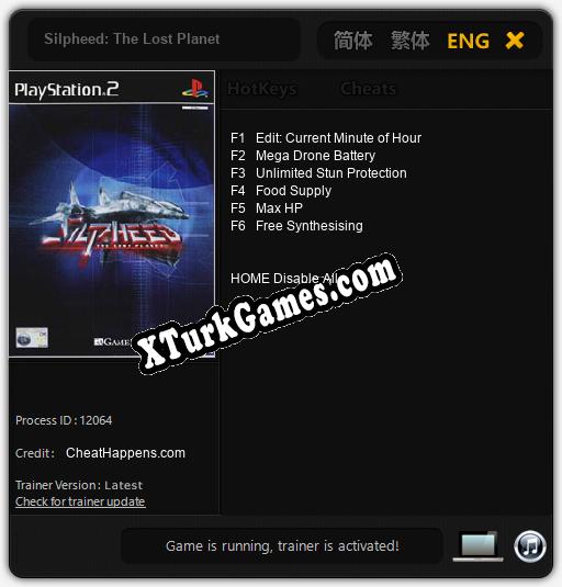 Silpheed: The Lost Planet: Trainer’ı (V1.0.30)