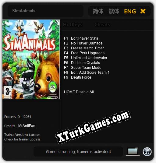 SimAnimals: Cheats, Trainer +9 [MrAntiFan]