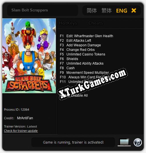 Slam Bolt Scrappers: Trainer +11 [v1.1]