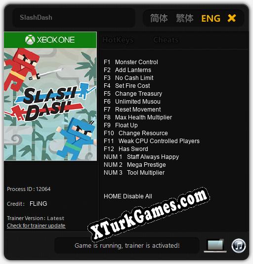 SlashDash: Trainer +15 [v1.7]
