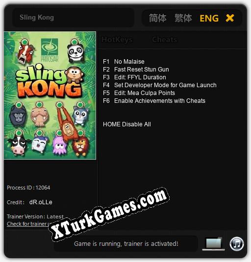 Sling Kong: Cheats, Trainer +6 [dR.oLLe]