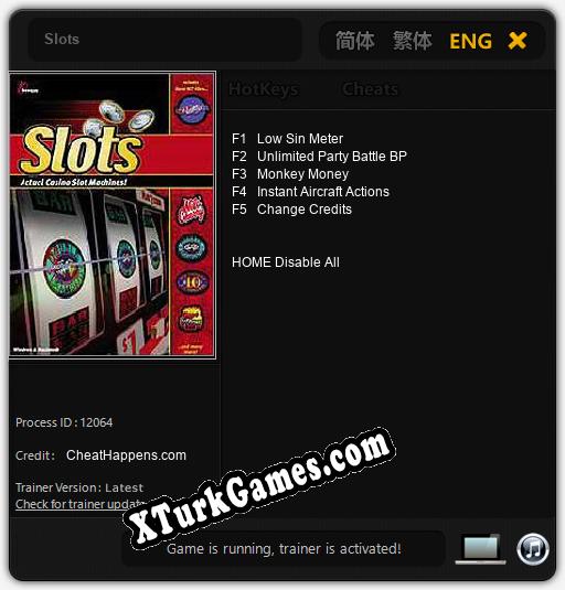Slots: Trainer’ı (V1.0.47)