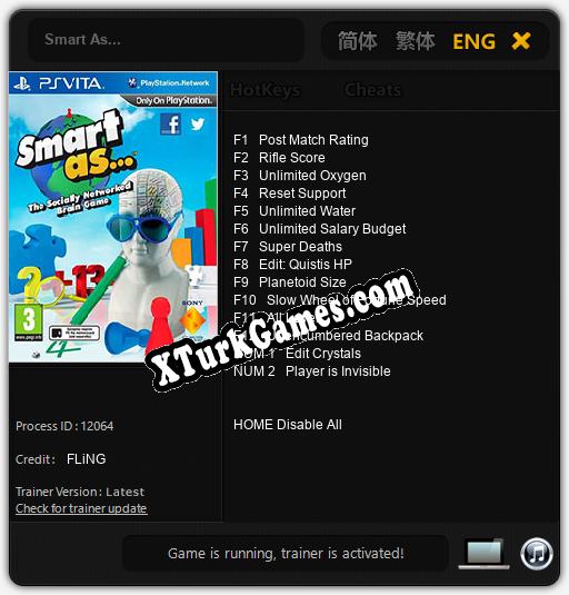 Smart As...: Trainer’ı (V1.0.31)