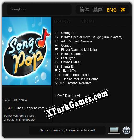 SongPop: Trainer’ı (V1.0.74)