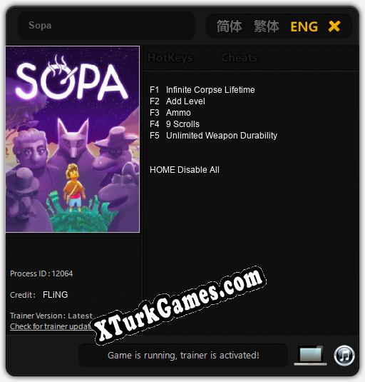 Sopa: Trainer’ı (V1.0.89)