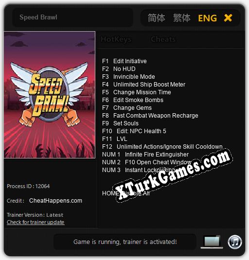 Speed Brawl: Trainer +15 [v1.4]