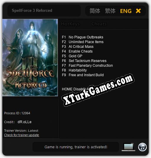 SpellForce 3 Reforced: Trainer +9 [v1.8]