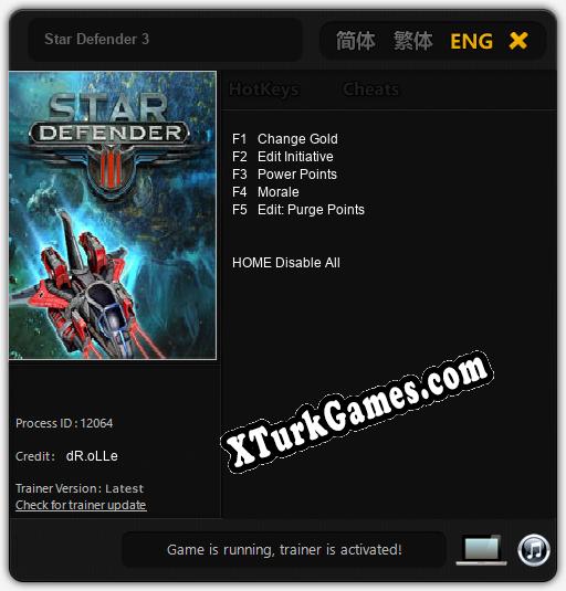 Star Defender 3: Trainer’ı (V1.0.75)